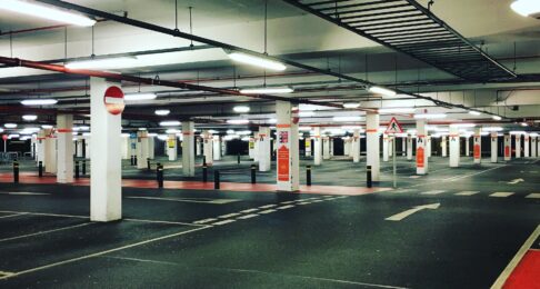 Underground indoor car park