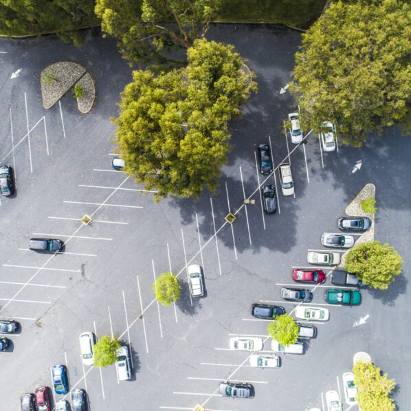 ANPR equipped car park