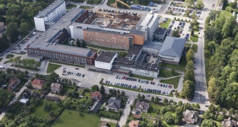 Hospital aerial view