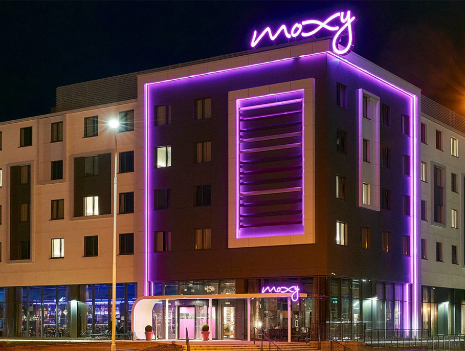 A new Moxy hotel at Edinburgh airport