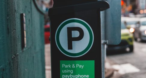 PaybyPhone payment machine in London