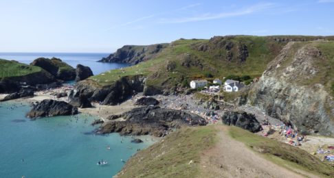 A costal location with a small car park