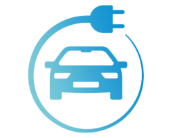 Electric Charging Icon With a gradient