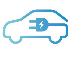 Electric Charging Icon With a gradient