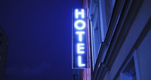 hotel sign