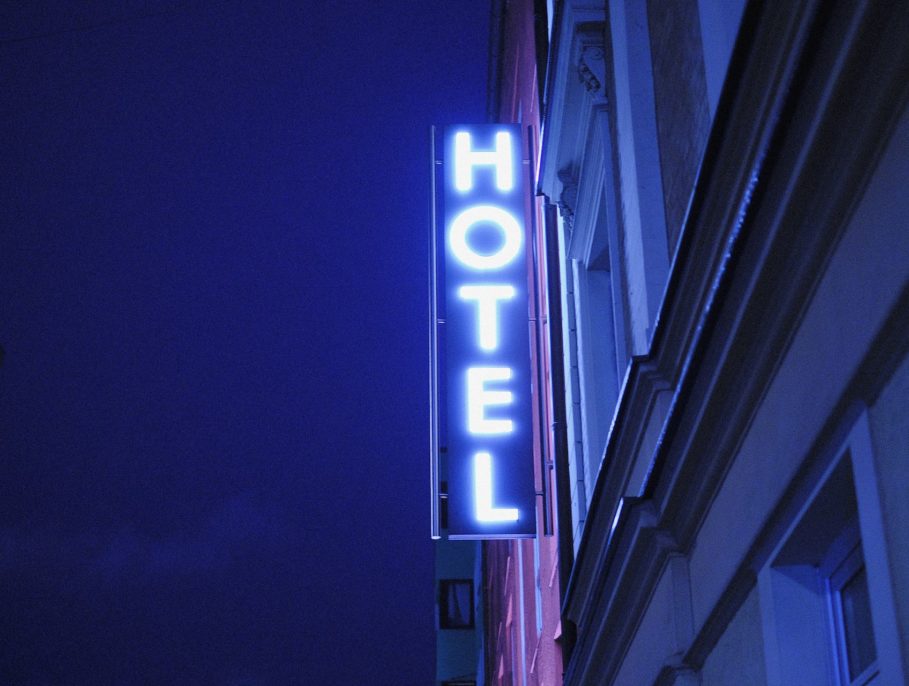 hotel sign