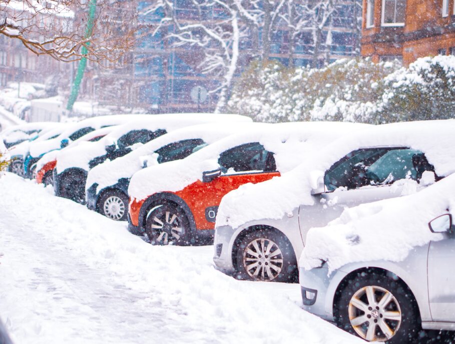 Winter car park