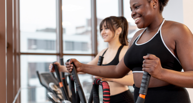 Women at the gym