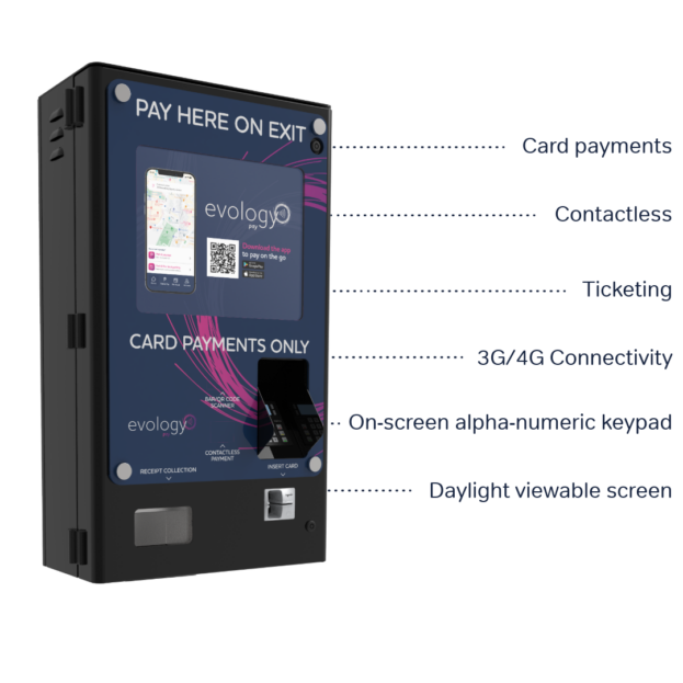 Modern Car Park Payment Kiosks Machines Parkingeye