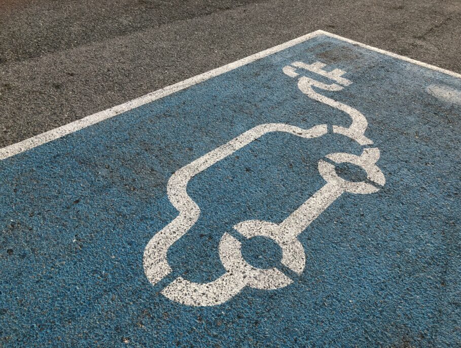 EV charging space marking