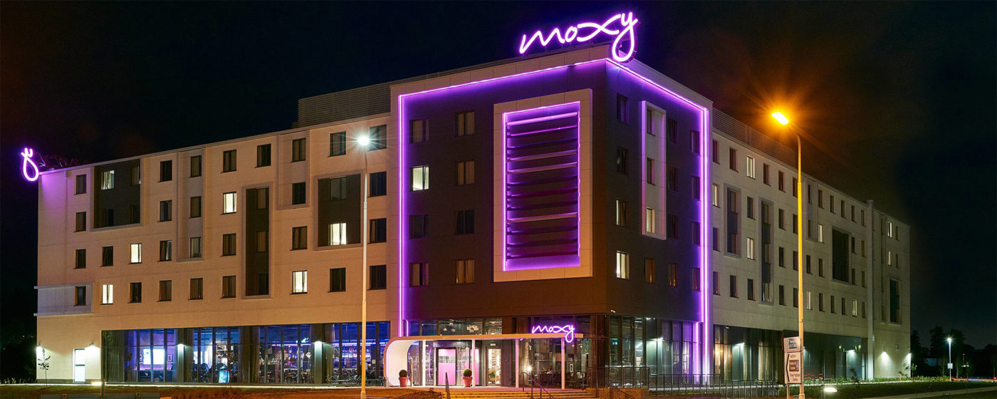 A new Moxy hotel at Edinburgh airport